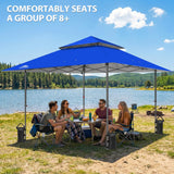 13x13 Straight Leg Pop Up Canopy Tent with 169 sqft of Shade - Eagle Peak®