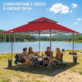 13x13 Straight Leg Pop Up Canopy Tent with 169 sqft of Shade - Eagle Peak®