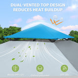 13x13 Straight Leg Pop Up Canopy Tent with 169 sqft of Shade - Eagle Peak®
