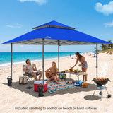 13x13 Straight Leg Pop Up Canopy Tent with 169 sqft of Shade - Eagle Peak®