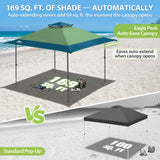 13x13 Straight Leg Pop Up Canopy Tent with 169 sqft of Shade - Eagle Peak®