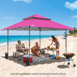 13x13 Straight Leg Pop Up Canopy Tent with 169 sqft of Shade - Eagle Peak®