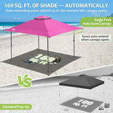 13x13 Straight Leg Pop Up Canopy Tent with 169 sqft of Shade - Eagle Peak®