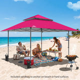 13x13 Straight Leg Pop Up Canopy Tent with 169 sqft of Shade - Eagle Peak®