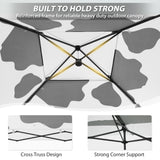 13x13 Straight Leg Pop Up Canopy Tent with 169 sqft of Shade - Eagle Peak