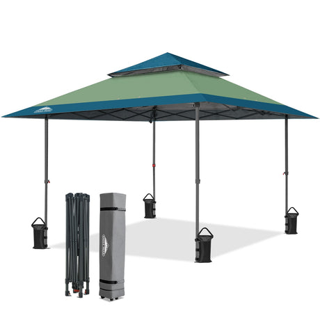 13x13 Straight Leg Pop Up Canopy Tent with 169 sqft of Shade - Eagle Peak®