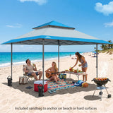 13x13 Straight Leg Pop Up Canopy Tent with 169 sqft of Shade - Eagle Peak®