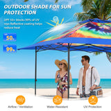 13x13 Straight Leg Pop Up Canopy Tent with 169 sqft of Shade - Eagle Peak
