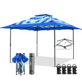 13x13 Straight Leg Pop Up Canopy Tent with 169 sqft of Shade - Eagle Peak