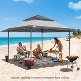 13x13 Straight Leg Pop Up Canopy Tent with 169 sqft of Shade - Eagle Peak®