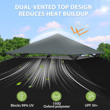13x13 Straight Leg Pop Up Canopy Tent with 169 sqft of Shade - Eagle Peak®
