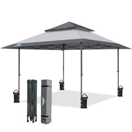 13x13 Straight Leg Pop Up Canopy Tent with 169 sqft of Shade - Eagle Peak®