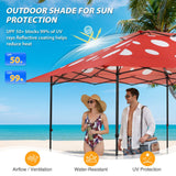 13x13 Straight Leg Pop Up Canopy Tent with 169 sqft of Shade - Eagle Peak
