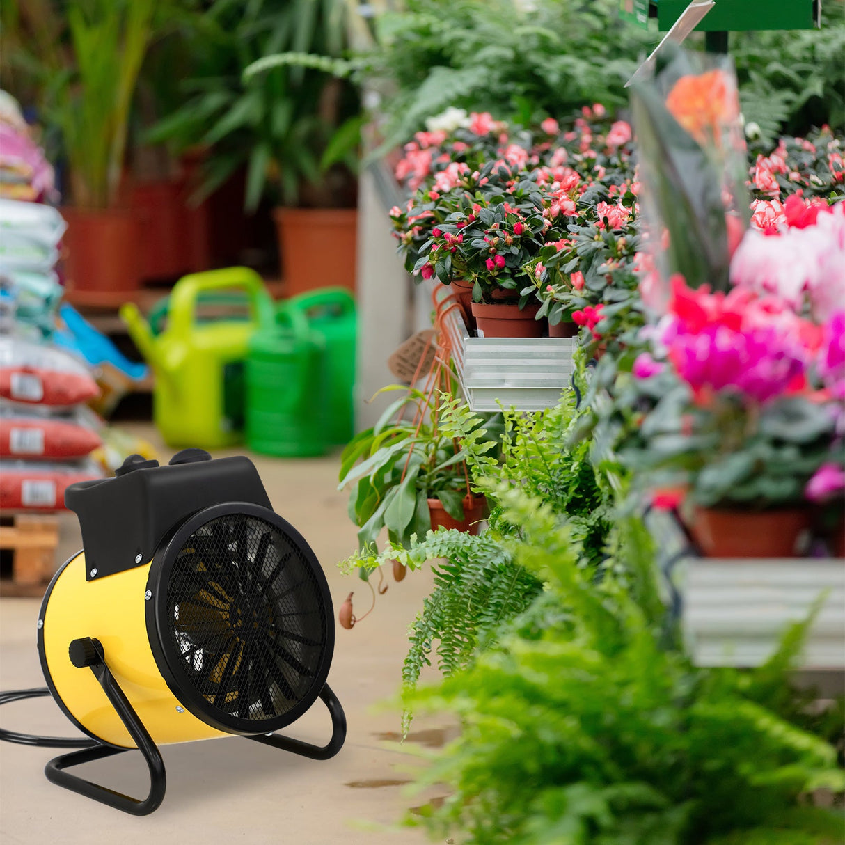 1500W Outdoor Heater, 1/2 Pack, Yellow - Eagle Peak Custom Canopy Tent