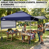 17x10 Pop up Gazebo Canopy Tent, Dual Awnings - Eagle Peak®