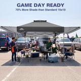 17x10 Pop up Gazebo Canopy Tent, Dual Awnings - Eagle Peak®