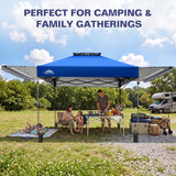 17x10 Pop up Gazebo Canopy Tent, Dual Awnings - Eagle Peak®