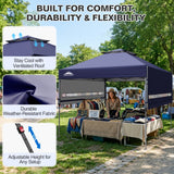 17x10 Pop up Gazebo Canopy Tent Outdoor Instant Canopy Shelter - Eagle Peak®