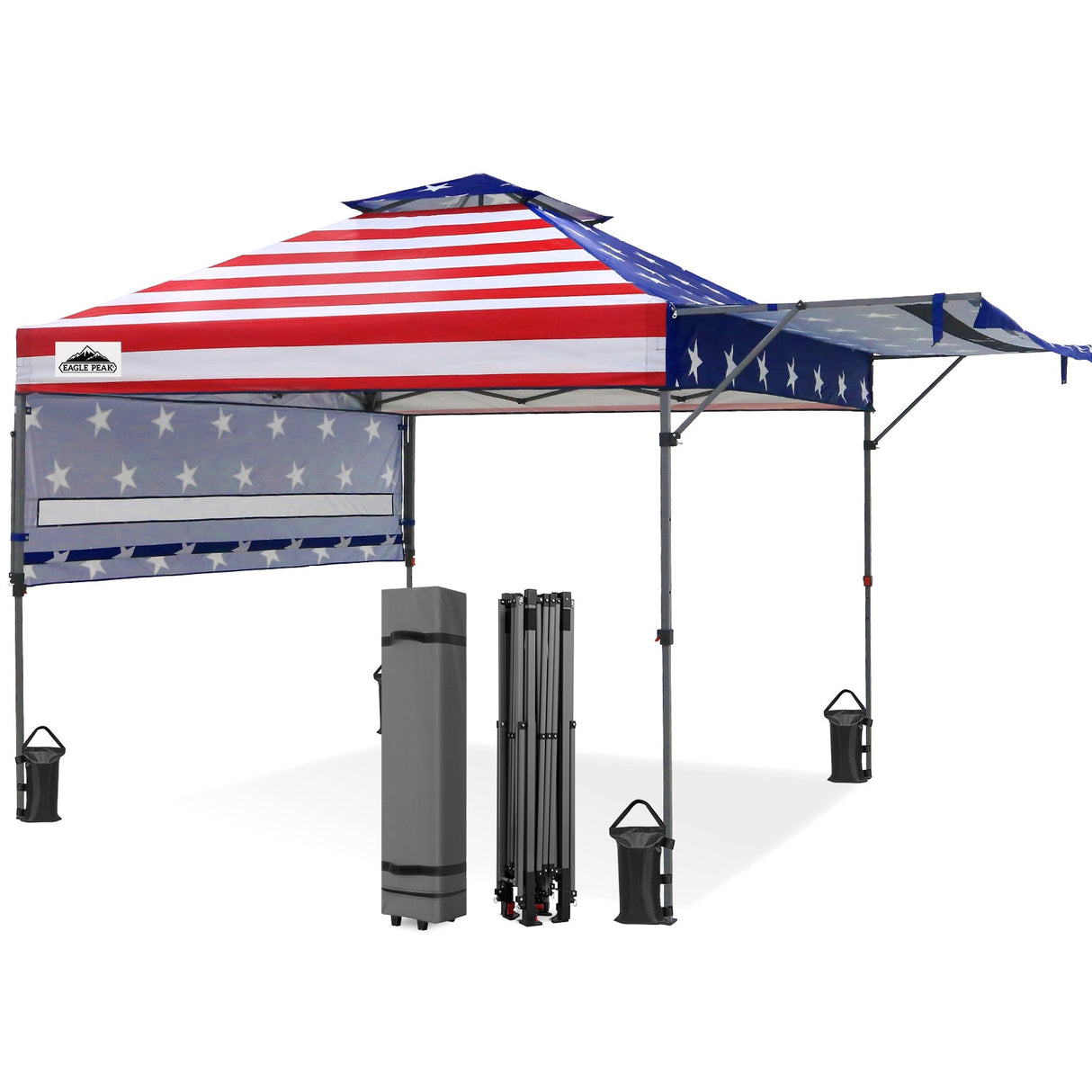 17x10 Pop up Gazebo Canopy Tent Outdoor Instant Canopy Shelter - Eagle Peak