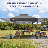 17x10 Pop up Gazebo Canopy Tent Outdoor Instant Canopy Shelter - Eagle Peak®