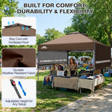 17x10 Pop up Gazebo Canopy Tent Outdoor Instant Canopy Shelter - Eagle Peak®