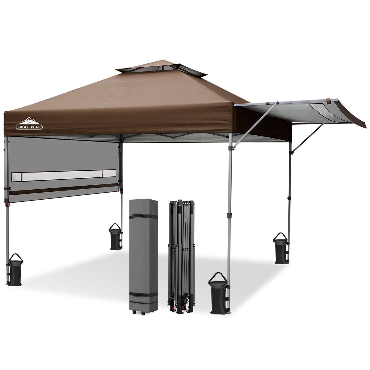 17x10 Pop up Gazebo Canopy Tent Outdoor Instant Canopy Shelter - Eagle Peak