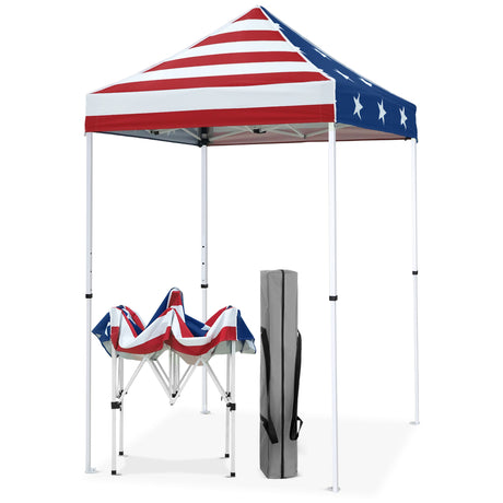 5x5 Pop Up Canopy Tent Instant Straight Leg  Outdoor Canopy Easy Set-up