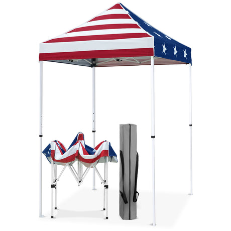 5x5 Pop Up Canopy Tent Instant Straight Leg  Outdoor Canopy Easy Set-up