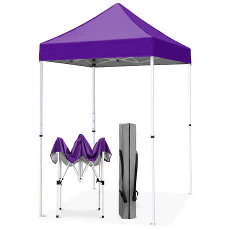5x5 Pop Up Canopy Tent Instant Straight Leg  Outdoor Canopy Easy Set-up