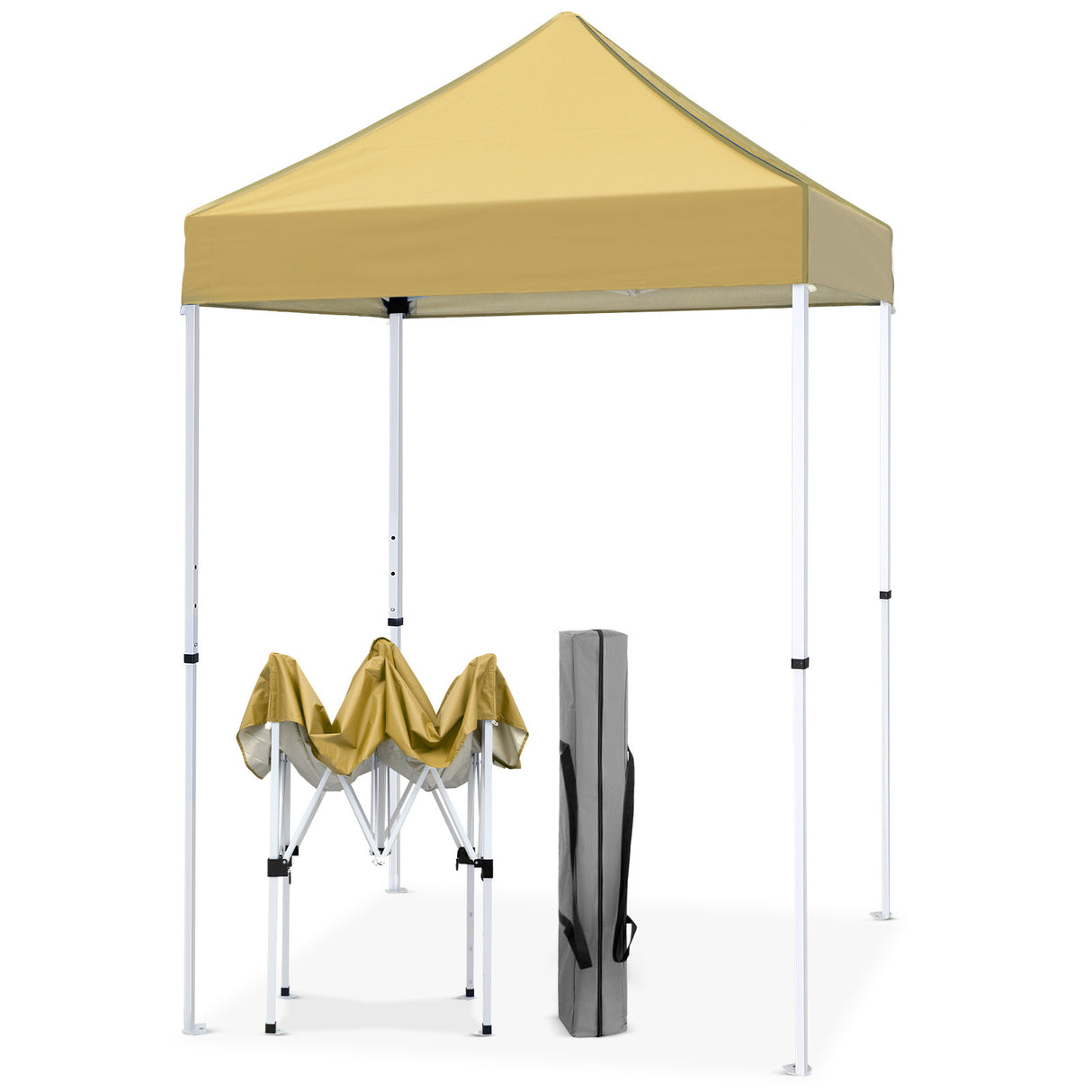 5x5 Pop Up Canopy Tent Instant Straight Leg  Outdoor Canopy Easy Set-up