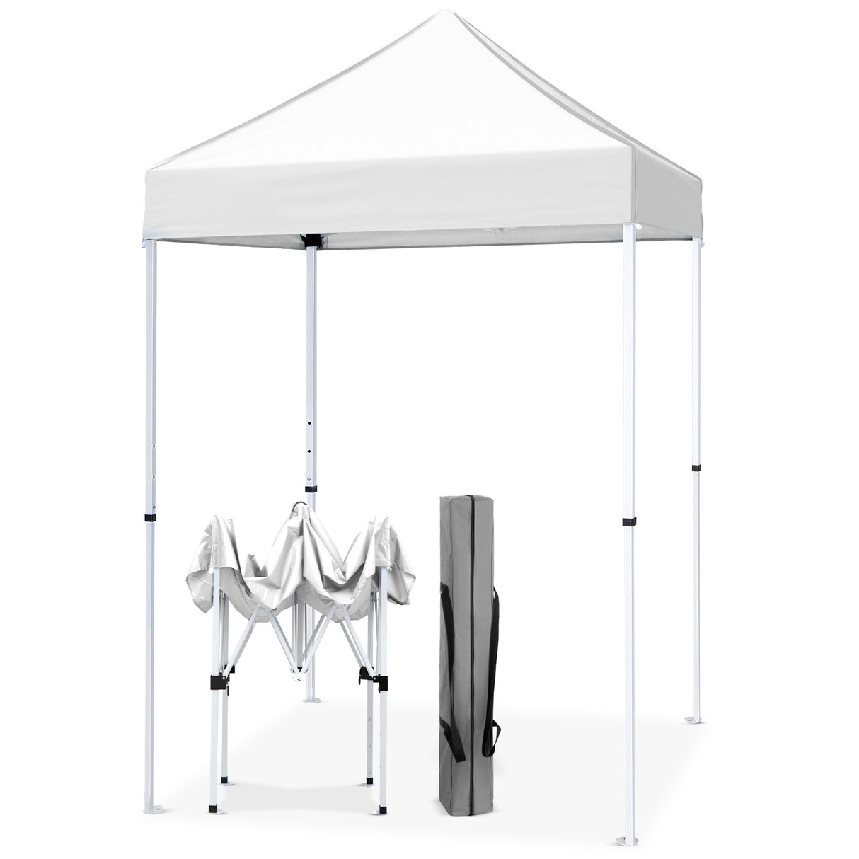 5x5 Pop Up Canopy Tent Instant Straight Leg  Outdoor Canopy Easy Set-up