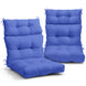 EAGLE PEAK Tufted Outdoor/Indoor High Back Patio Chair Cushion, Set of 2, 46'' x 22''