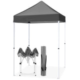 5x5 Pop Up Canopy Tent Instant Straight Leg  Outdoor Canopy Easy Set-up