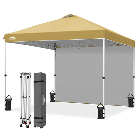 10x10 Commercial Pop up Canopy with 1 Sidewall