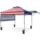 EAGLE PEAK 17x10 Pop up Gazebo Canopy Tent Outdoor Instant Canopy Shelter with Adjustable Dual Half Awnings - Eagle Peak Canopy and Outdoor Products