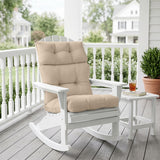 Tufted Outdoor/Indoor High Back Patio Chair Cushion, 1 Pack, 46'' x 22''