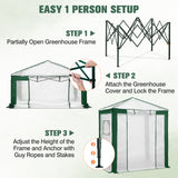 6x4/8x6/10x10 Walk In Pop Up Greenhouse