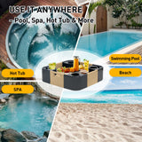 24”x24” Square/35”x24” Rectangular Floating Tray for Pool and Hot Tub - Eagle Peak®
