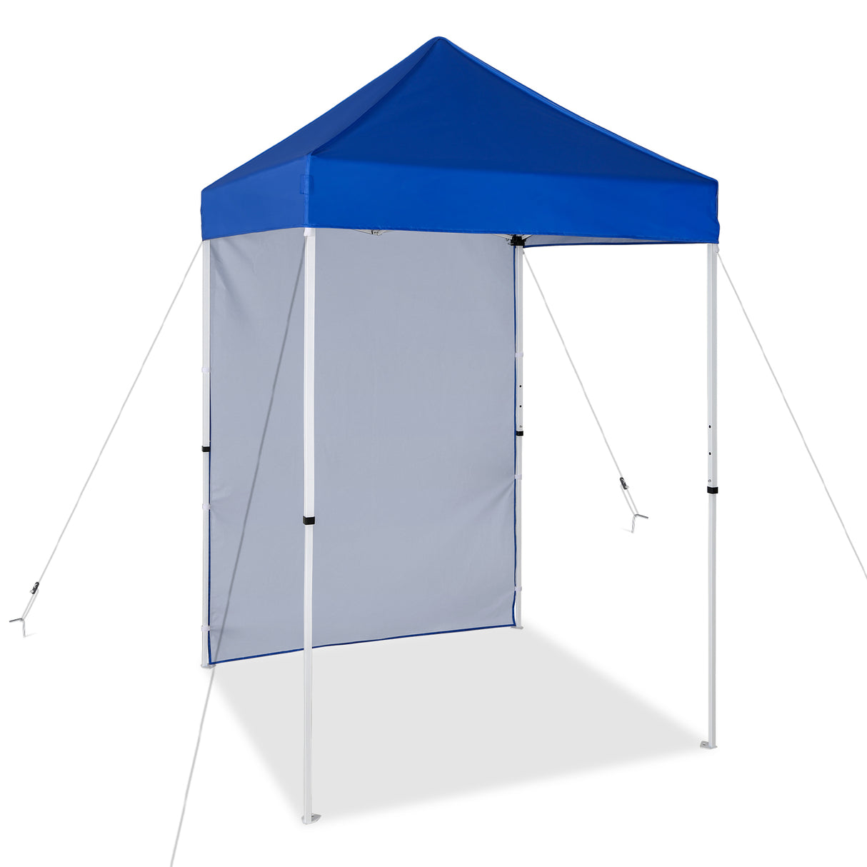 5x5 Straight Leg Pop Up Canopy Tent with One Removable Sunwall