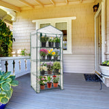 27.2"x19.3"x64.2" Mini Greenhouse with Wire Shelves - Eagle Peak Custom Canopy Tent