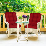 EAGLE PEAK Tufted Outdoor/Indoor Seat/Back Chair Cushion, Set of 2, 42'' x 21''