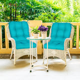 EAGLE PEAK Tufted Outdoor/Indoor Seat/Back Chair Cushion, Set of 2, 42'' x 21''