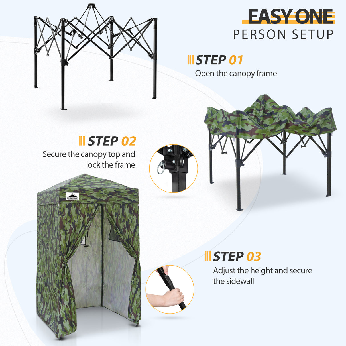 Flex Ultra Compact 4x4 Pop Up Changing Room Canopy