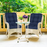 EAGLE PEAK Tufted Outdoor/Indoor Seat/Back Chair Cushion, Set of 2, 42'' x 21''