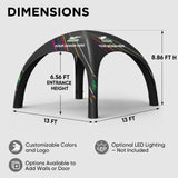 Custom Inflatable Event Tent with Logo, Spider Tent