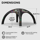 Custom Inflatable Event Tent with Logo, Spider Tent