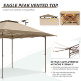 EAGLE PEAK 13x13 Straight Leg Pop Up Canopy Tent