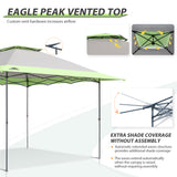 EAGLE PEAK 13x13 Straight Leg Pop Up Canopy Tent