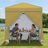 6x4 Instant Pop Up Canopy Tent  with 4 Side Wall Panels