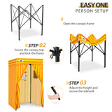 Flat Top 4x4 Pop-up Canopy Changing Room